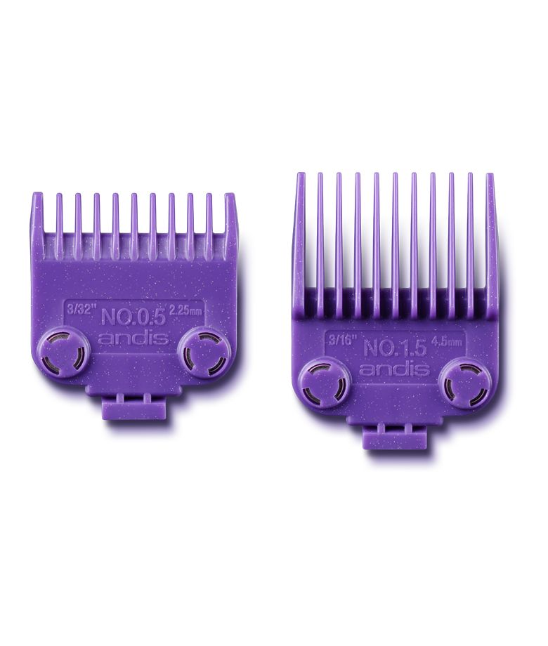 Andis Master Magnetic Comb Dual Pack (#0.5 & #1.5)