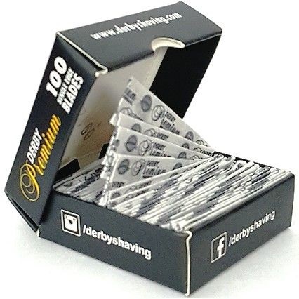 100 x Derby PREMIUM Single Edge Razor Blades
