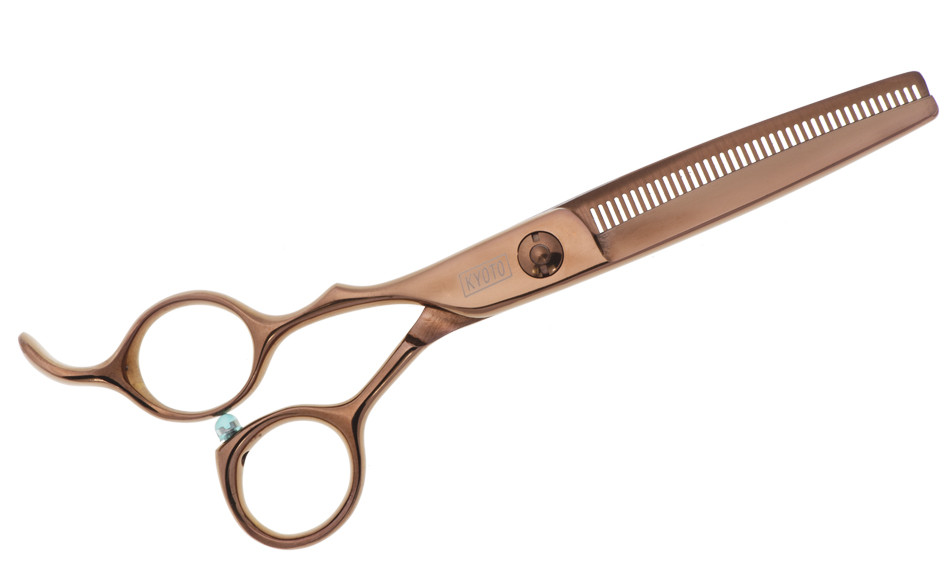 Kyoto Rose Lefty 6" Thinning Scissor