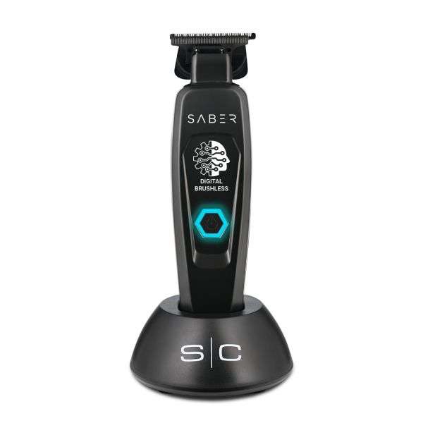 Gamma+ Stylecraft Saber Cordless Trimmer - Black